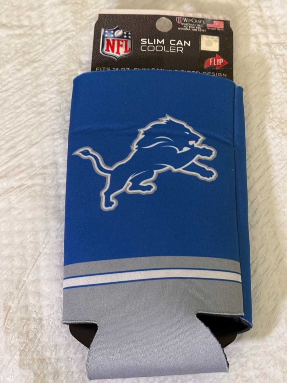 WinCraft NFL Slim Can Cooler - Blue. 204 - Picture 2 of 3